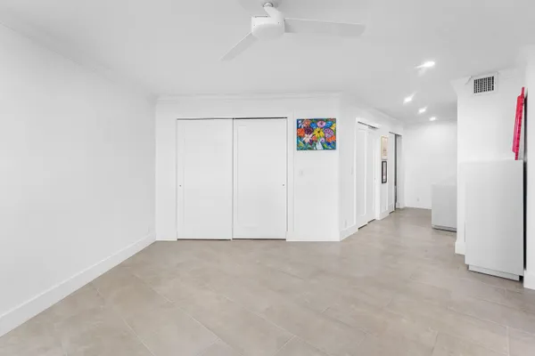 a view of an empty room