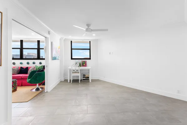 a view of a livingroom with furniture