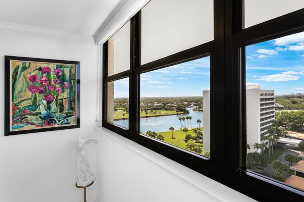 a view of a city from a window