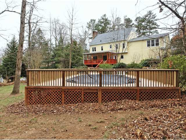 1605 Chatsworth Lane Raleigh, NC 27614 - Photo 24 of 25 Easily entertain with your own private pool! Swimming Pool/Hot Tub/Sauna