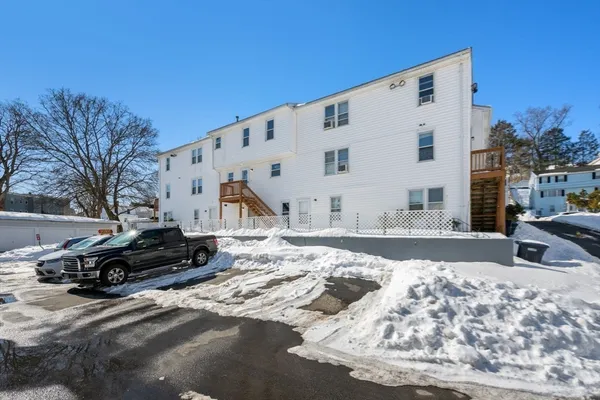 a backyard of a house