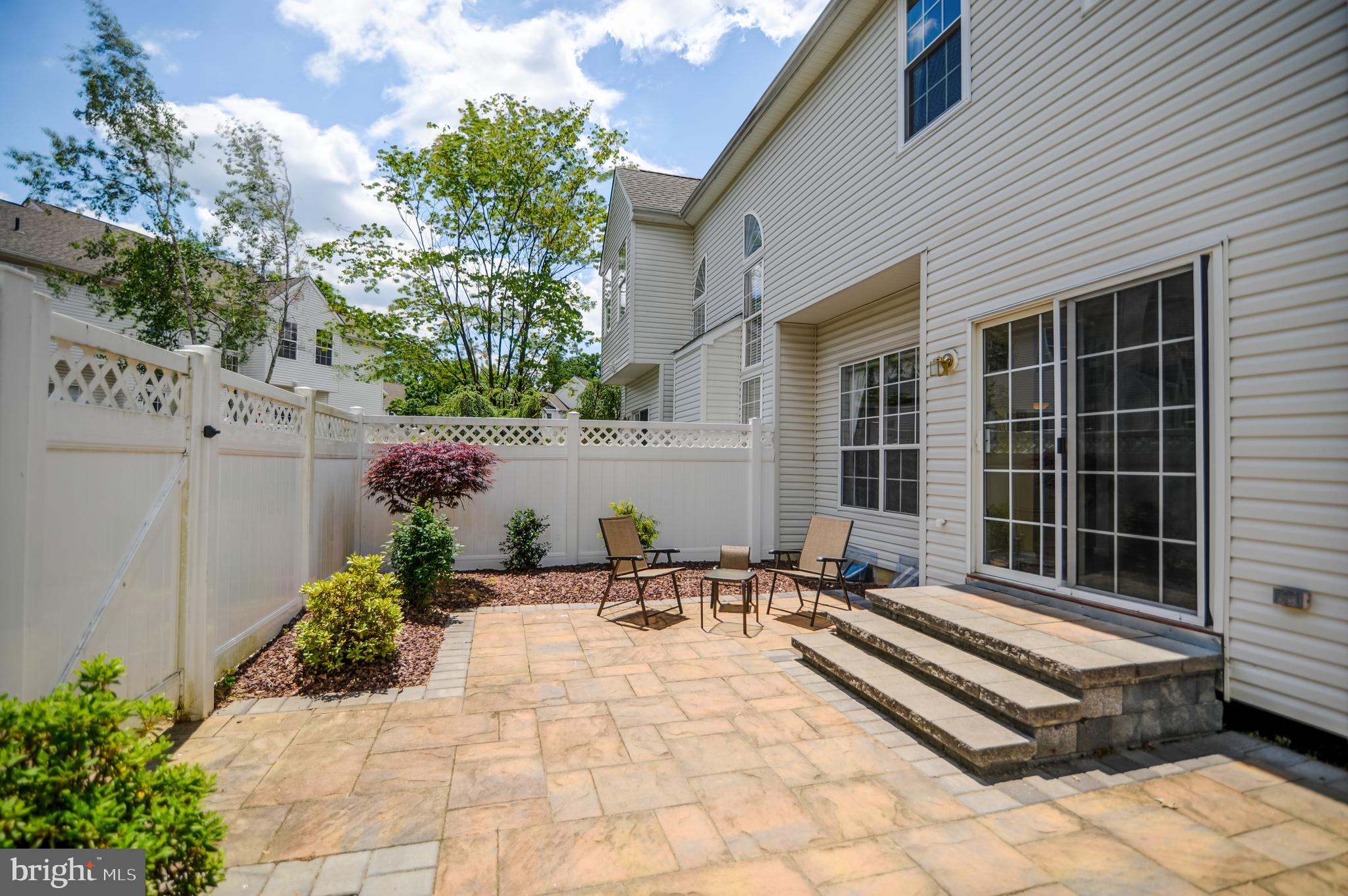 30 Windingbrook Road Bordentown, NJ 08505 - Photo 27 of 31 Private, Paved Patio w/ Garden