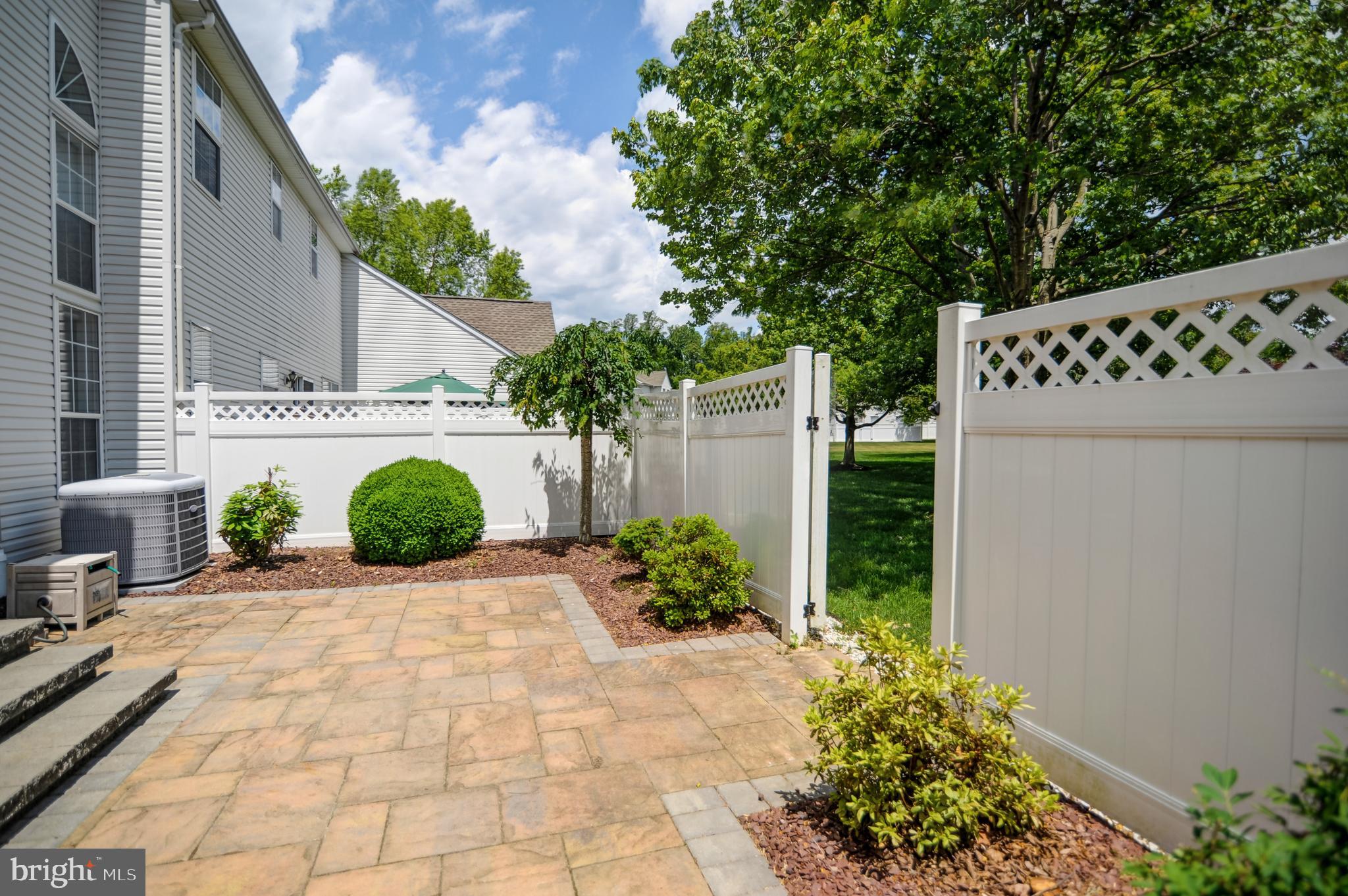 30 Windingbrook Road Bordentown, NJ 08505 - Photo 28 of 31 Private, Paved Patio w/ Garden