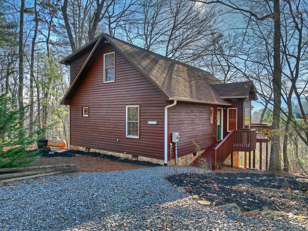 1183 Bear Paw Trail Blue Ridge, GA 30513 - Photo 65 of 73 Rear Road Elevation