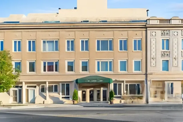 front view of a building