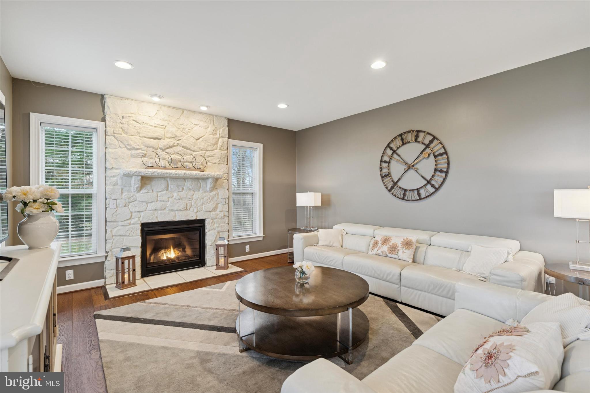 1392 Hickory Hill Road Chadds Ford, PA 19317 - Photo 13 of 35 a living room with furniture and a fireplace