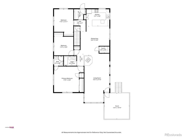 a picture of a floor plan