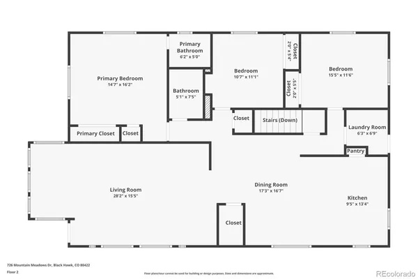 a picture of a floor plan