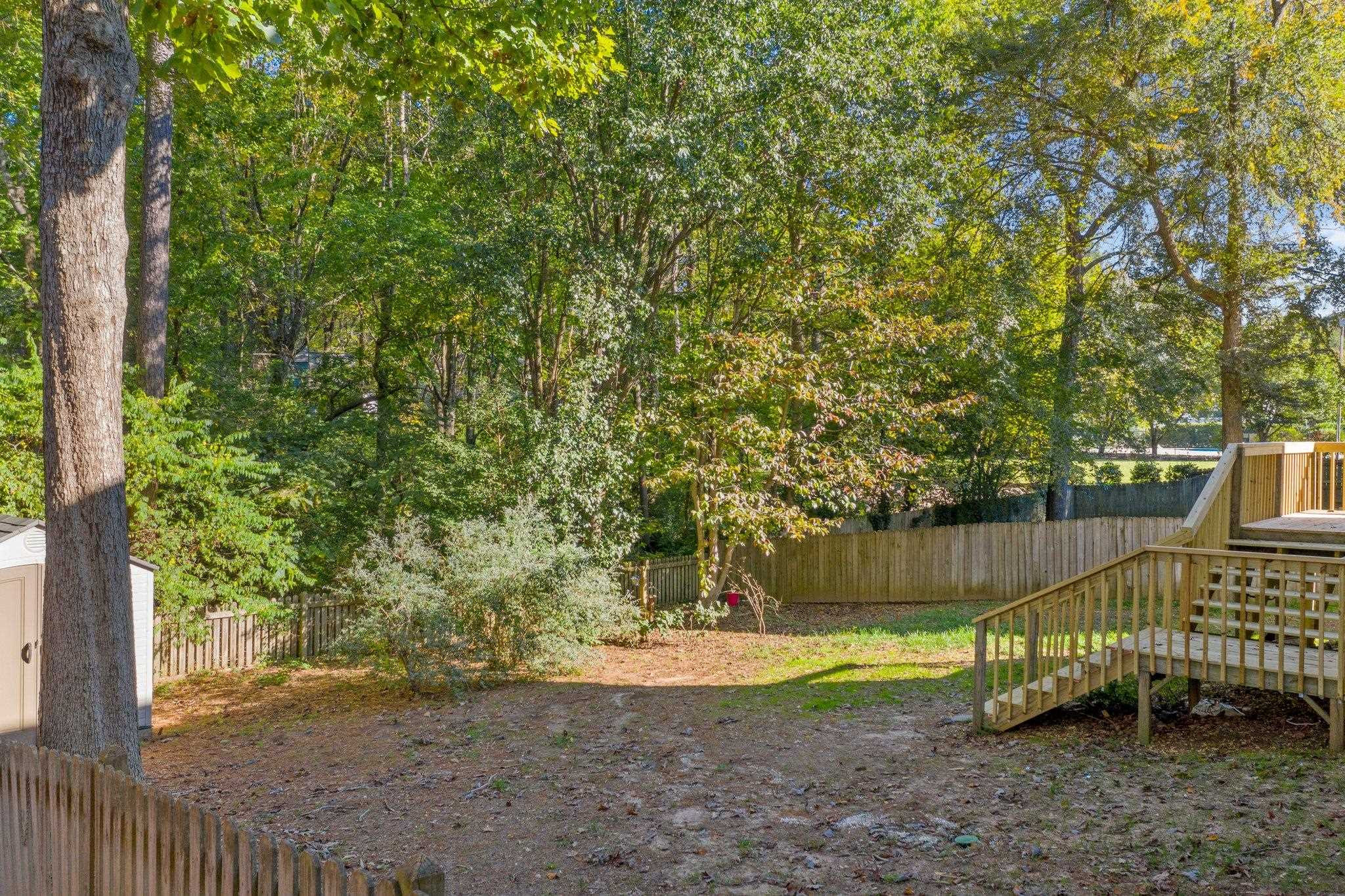 4405 Birmingham Way Raleigh, NC 27604 - Photo 20 of 24 Fenced In Back Yard