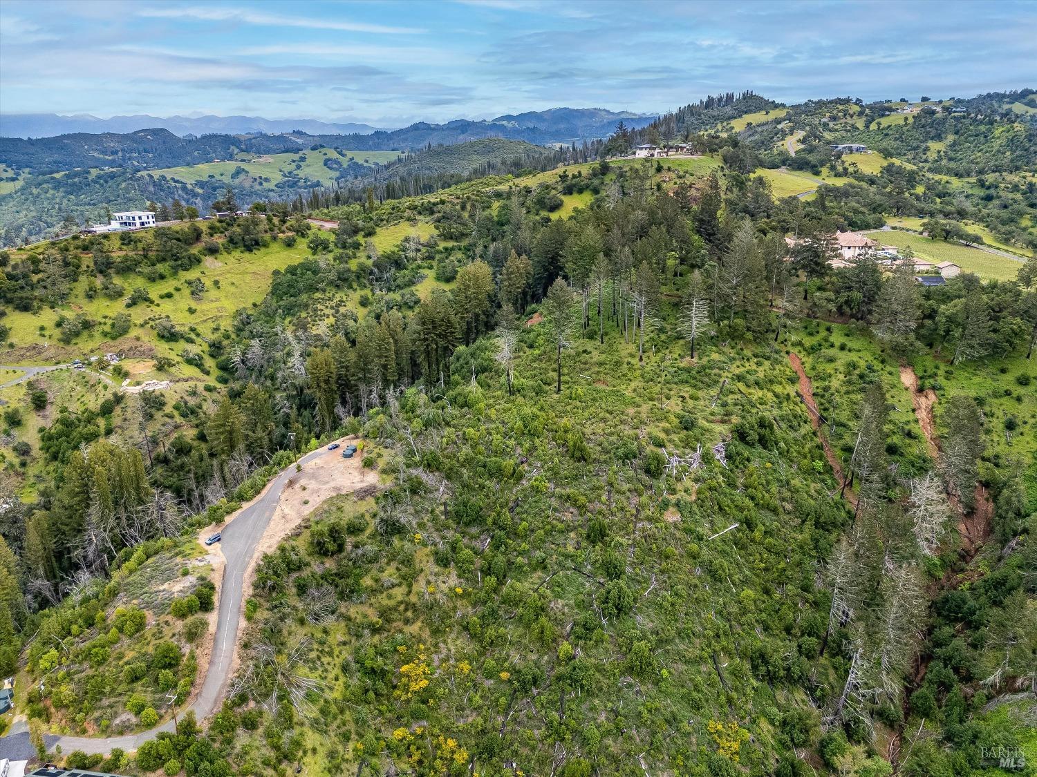 2272 Mark West Springs Road Santa Rosa, CA 95404 - Photo 15 of 29 a view of a city with mountains in the background
