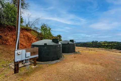 a view of a terrace with a yard