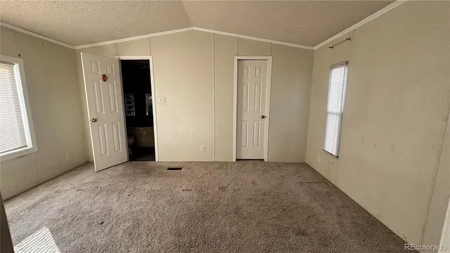a view of a livingroom with a window