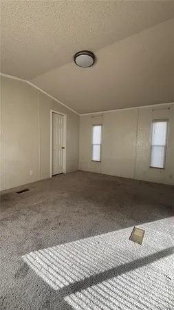 a view of a hallway view with staircase