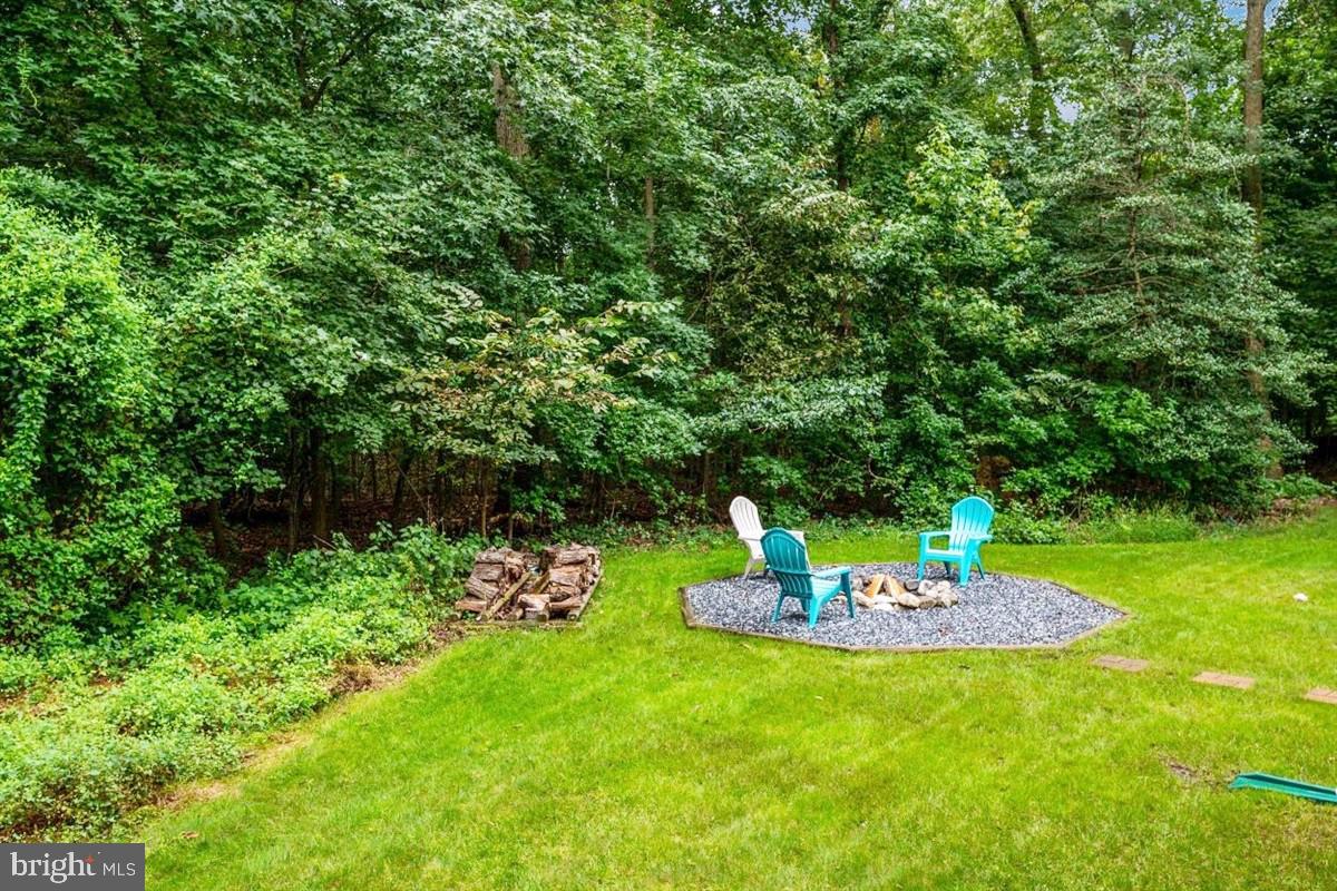 1451 Colony Road Pasadena, MD 21122 - Photo 41 of 48 Rear Yard with Fire Pit