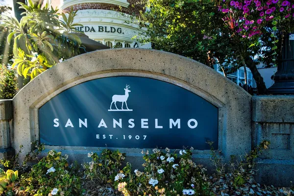 a view of a sign board