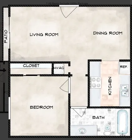 $919 | 3802 East NASA Parkway, Unit 48, Seabrook, TX 77586