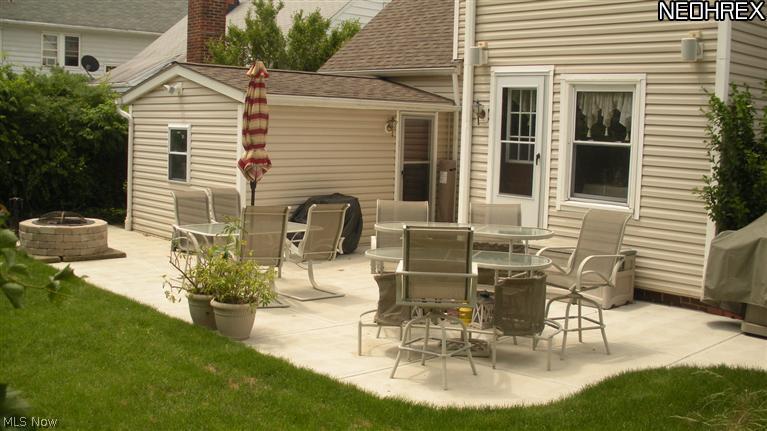 1251 Churchill Road Lyndhurst, OH 44124 - Photo 22 of 25 patio, fire pit and security lights