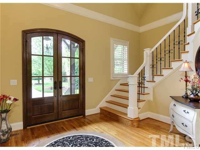 3112 Briar Stream Run Raleigh, NC 27612 - Photo 3 of 25 a view of entryway and hall with wooden floor