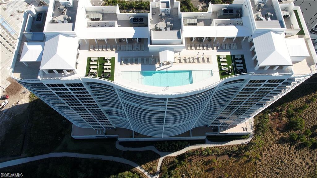 13945 Old Coast Road, Unit 1202 Naples, FL 34110 - Photo 29 of 46 Aerial View of Rooftop Terrace