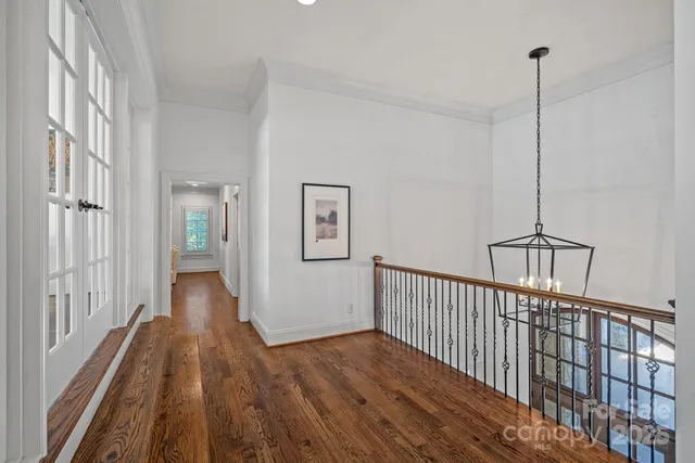 a bathroom with a sink a potted plant and a mirror