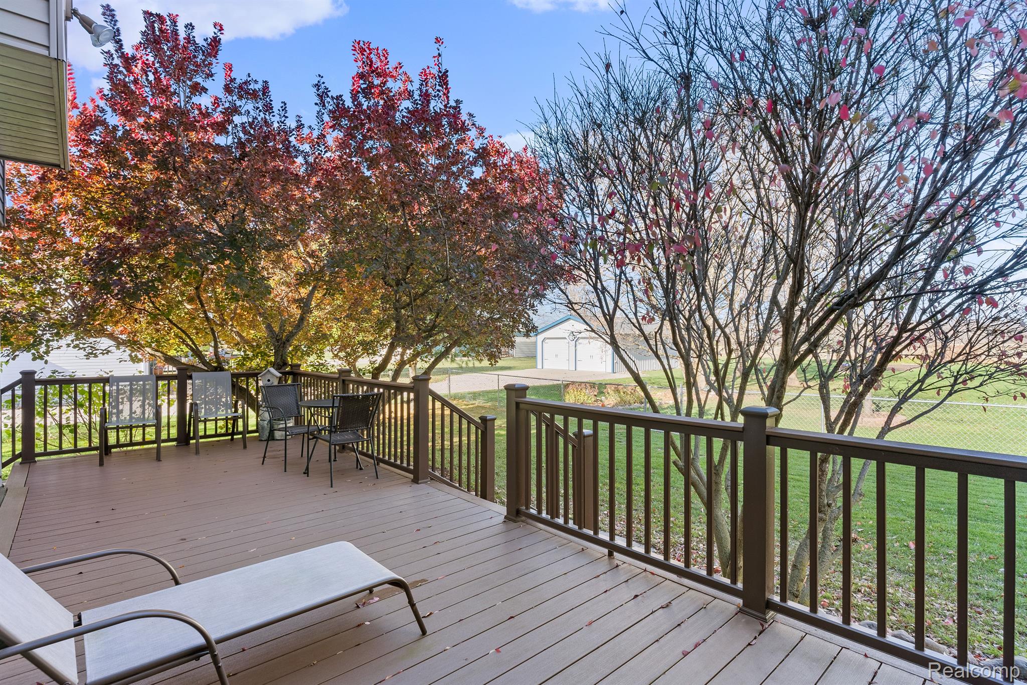 6310 Farrand Road Clio, MI 48420 - Photo 41 of 54 Composite deck & railing - great place to chill!