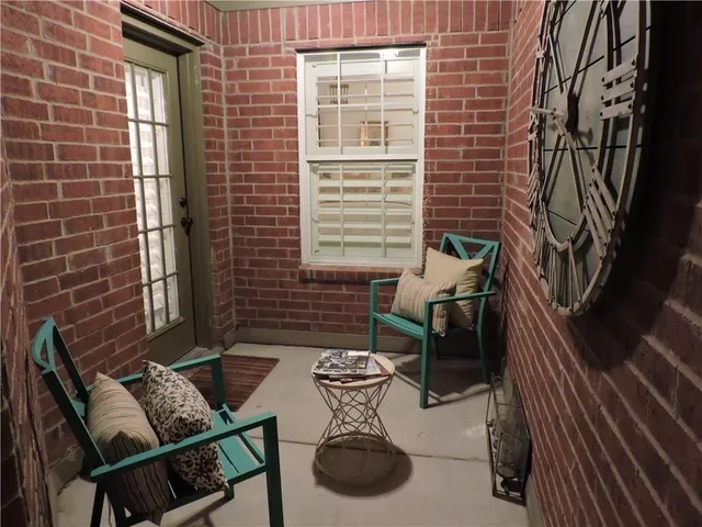 a view of balcony and patio