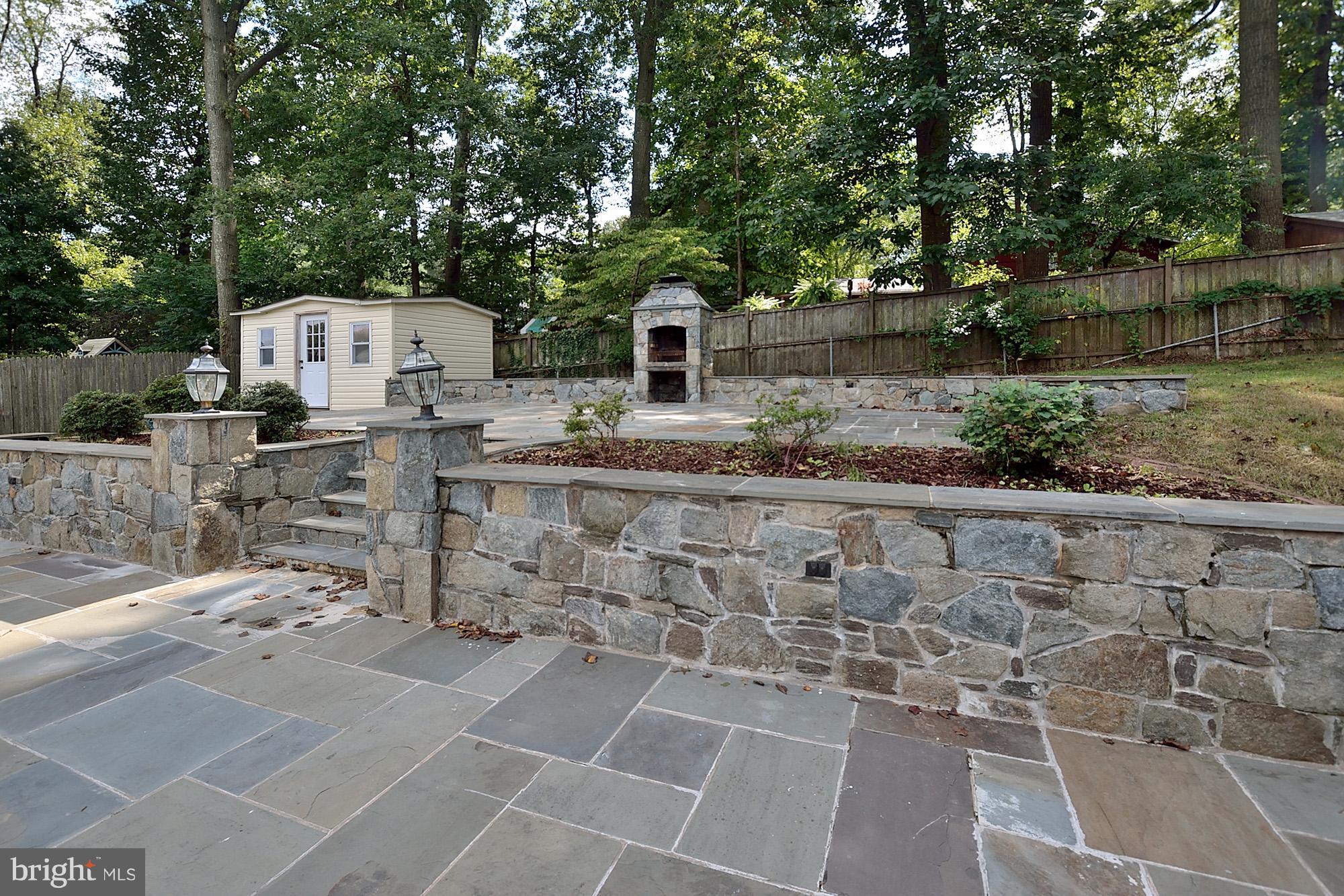 8115 Blairton Road Springfield, VA 22152 - Photo 29 of 29 Extensive Quality Rear Yard Hardscape