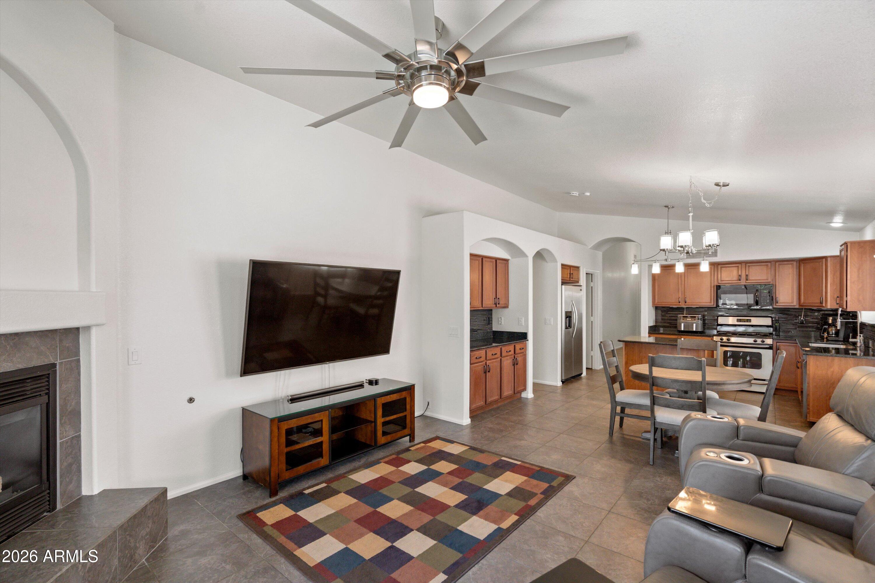 28619 North Nobel Road Phoenix, AZ 85085 - Photo 15 of 36 17-Family Room to Kitchen