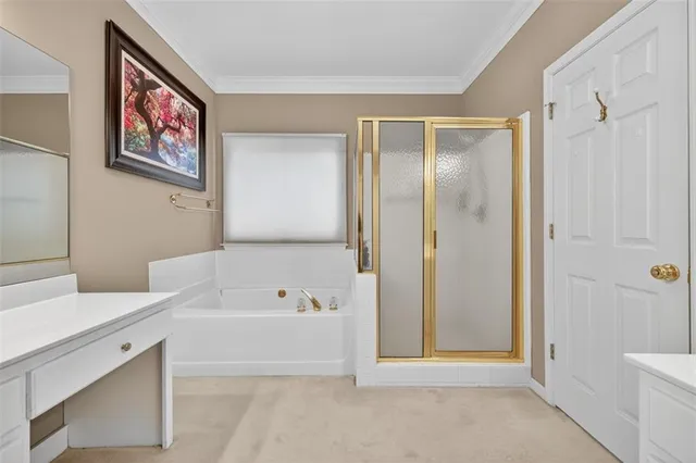 a view of a dining area with furniture