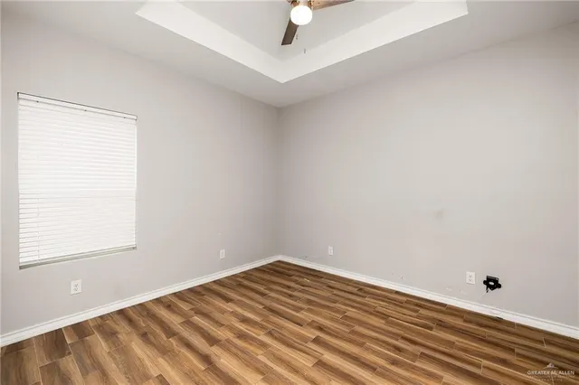 wooden floor in a room