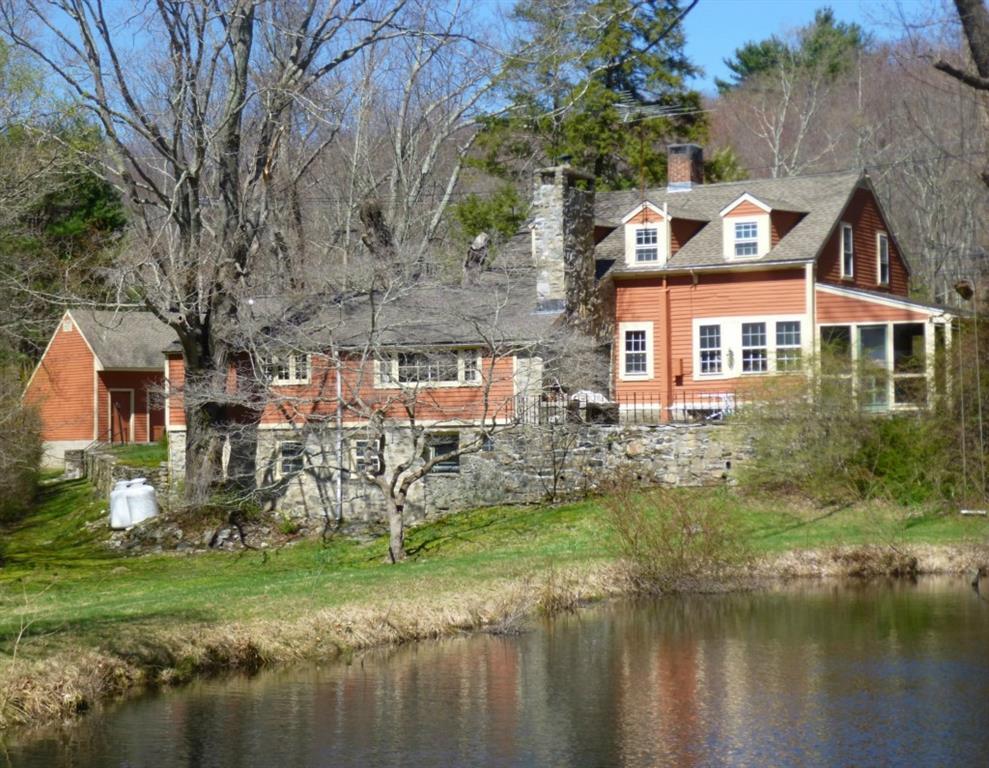 a aerial view of a house