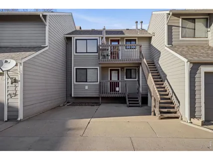 a house view with a outdoor space