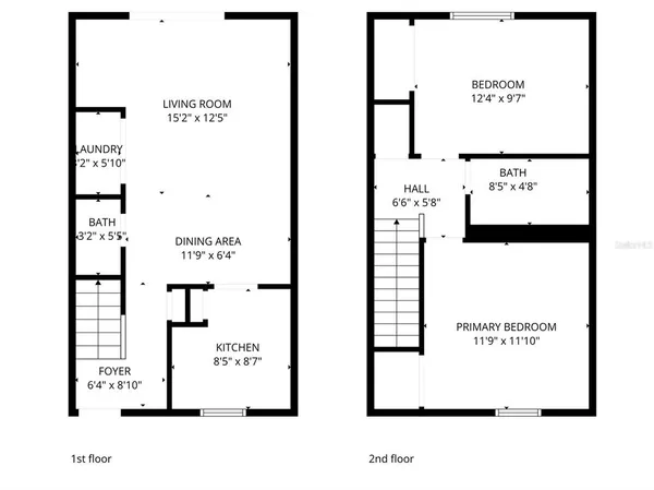 a view of a lake with houses in the background