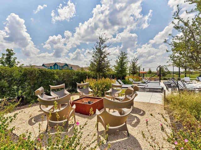 a front view of a building with retail shops
