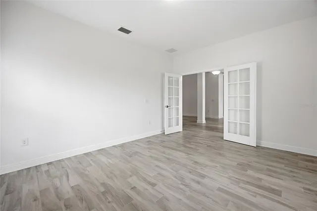 wooden floor in an empty room
