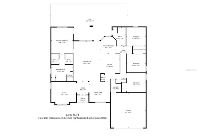 a picture of floor plan