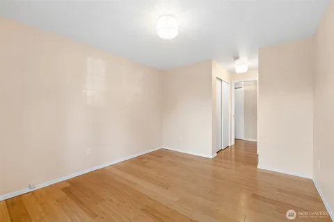 a view of an empty room