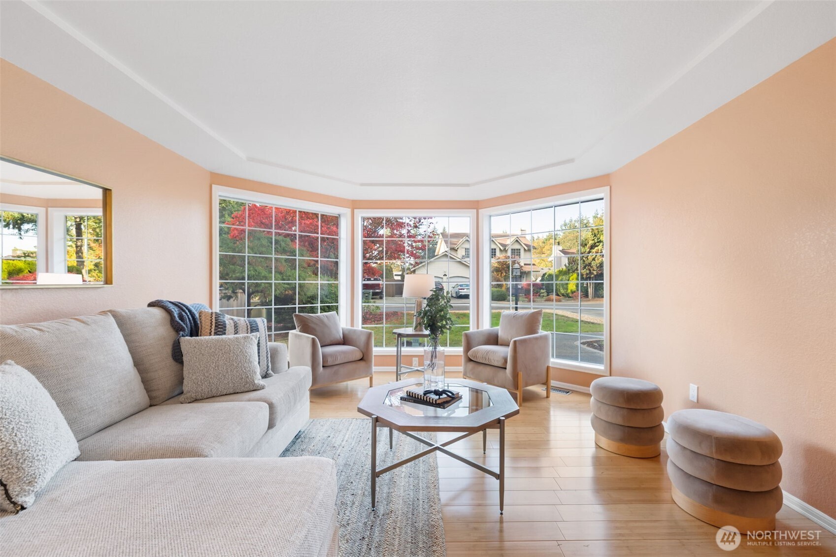 9220 78th Street Southwest Lakewood, WA 98498 - Photo 6 of 40 a living room with furniture and a large window