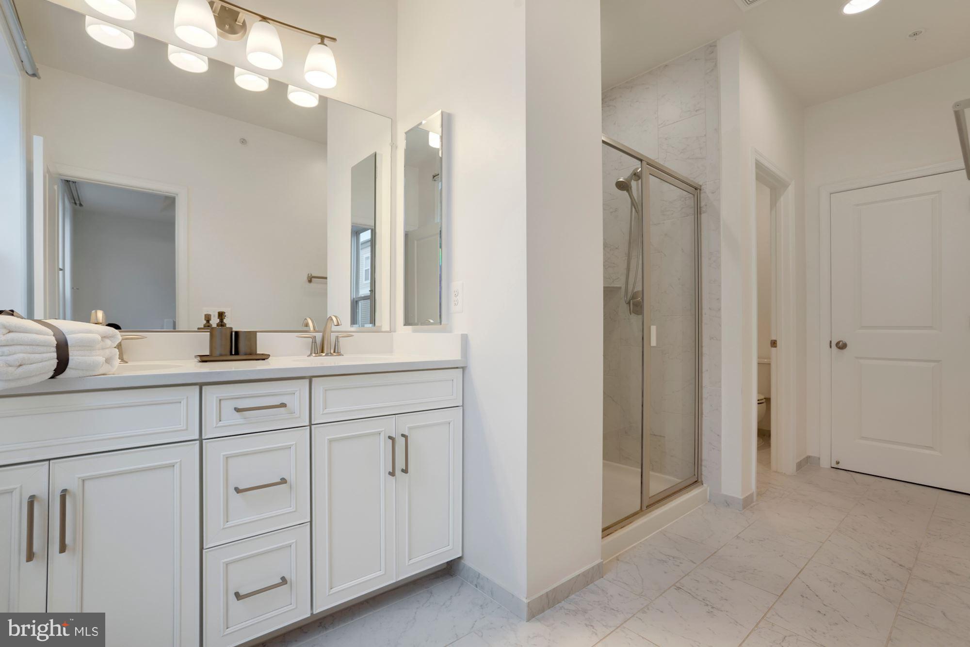 14575 Lakestone Drive Chantilly, VA 20151 - Photo 26 of 50 Primary Bathroom/Double Sink & Quartz Counter top