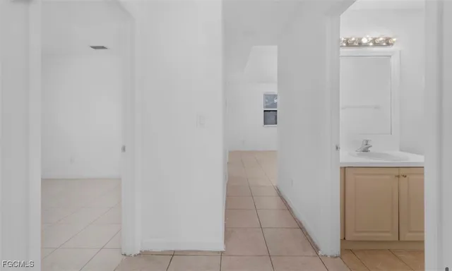 a backyard of a house