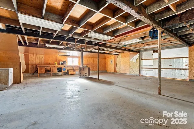 a view of storage and utility room