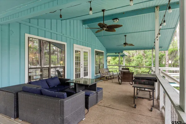a view of outdoor space with seating area