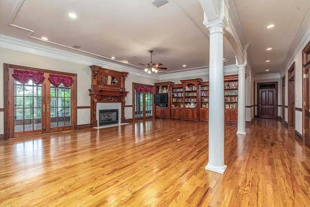 a kitchen with stainless steel appliances granite countertop a sink and cabinets