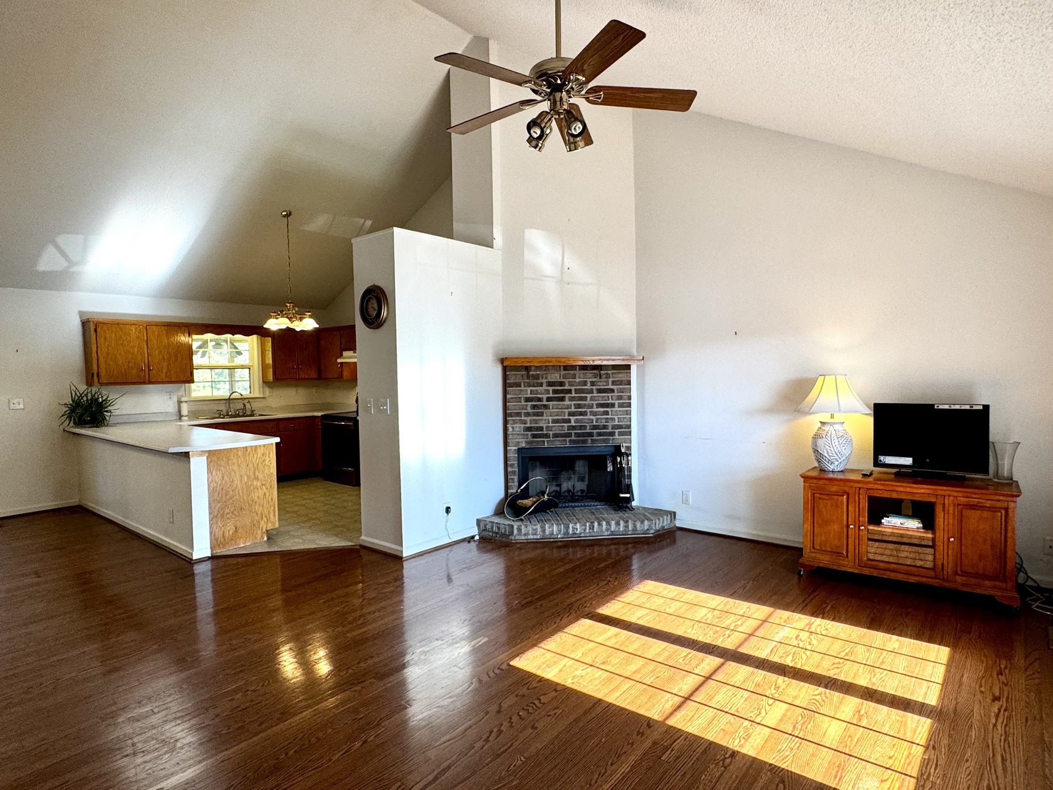 4207 Station Road Cunningham, TN 37052 - Photo 3 of 36 a living room with furniture and a fireplace