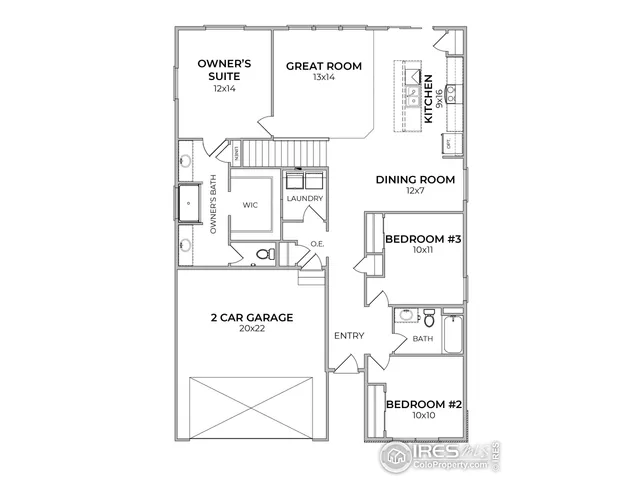 a picture of a floor plan