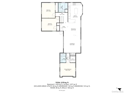 a picture of a floor plan