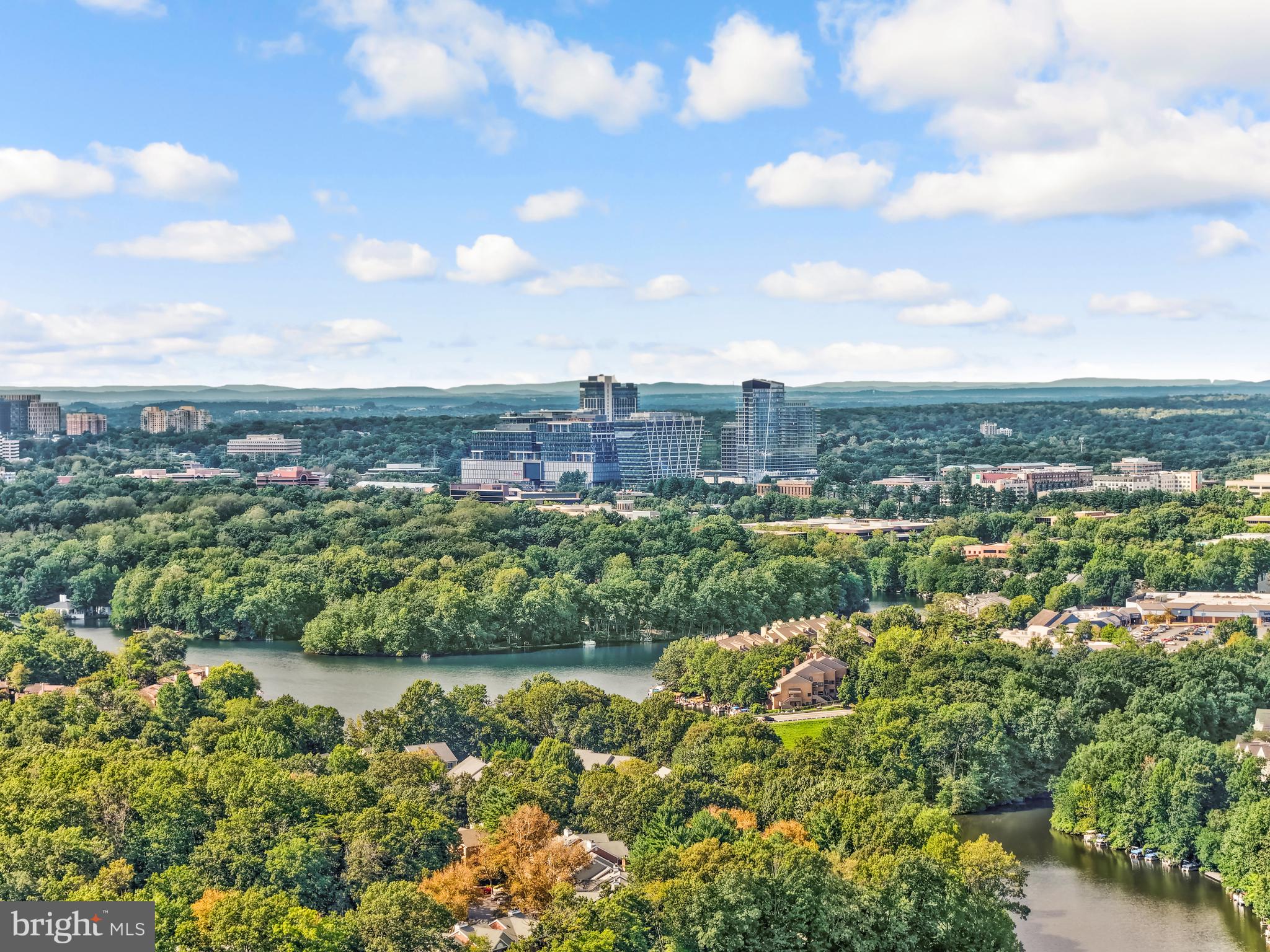 11088 Glade Court Reston, VA 20191 - Photo 61 of 75 a view of a city with lush green forest