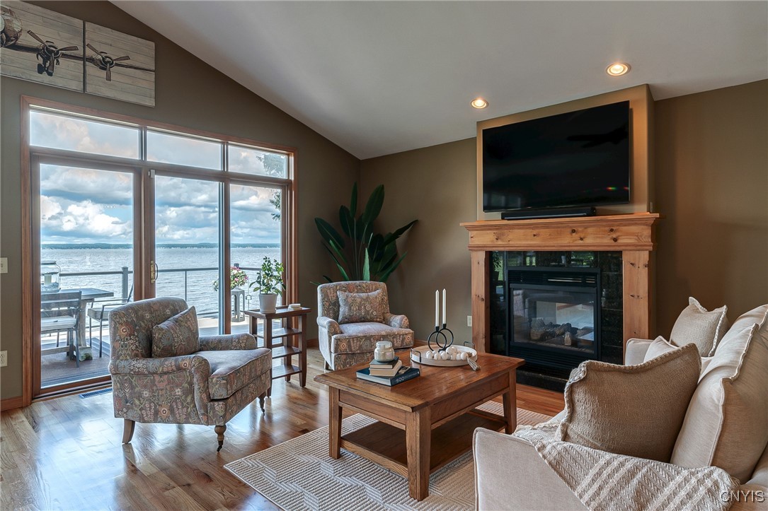 2811 White Haven Road Lenox, NY 13032 - Photo 21 of 50 The Living area overlooks the lake and has a doubl