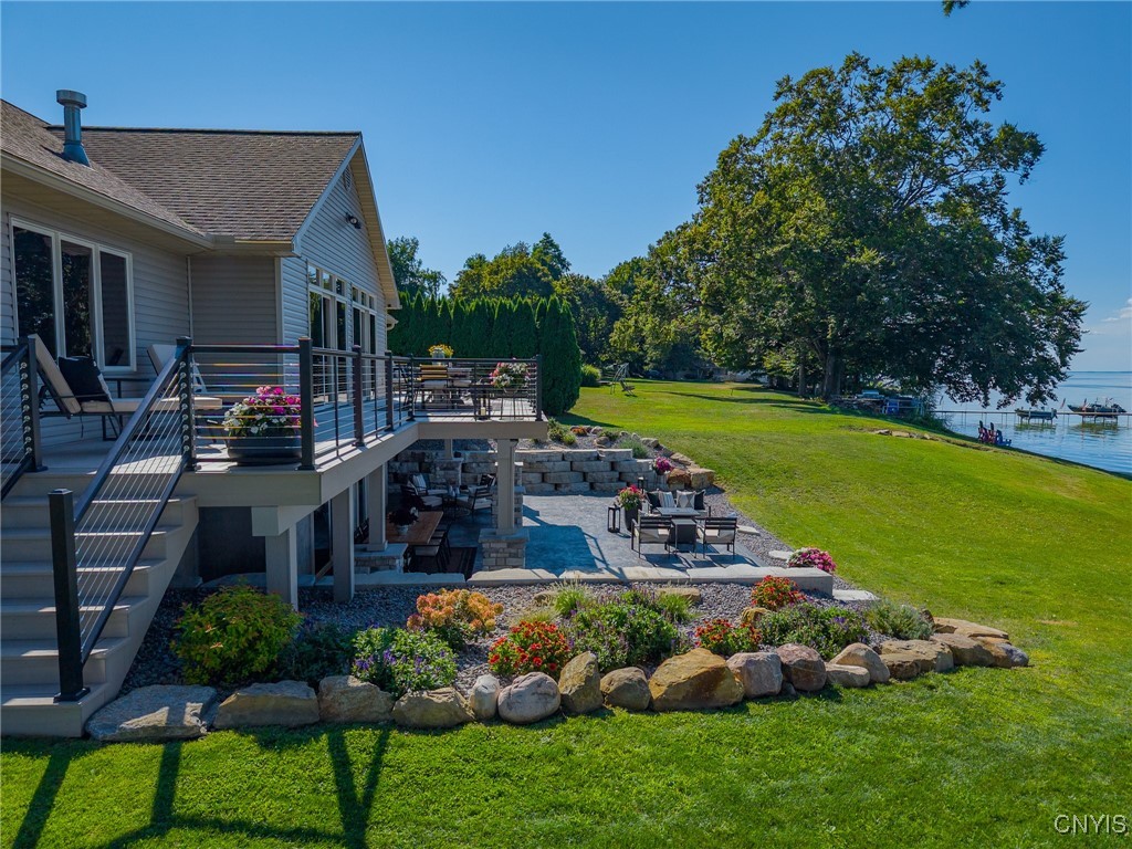 2811 White Haven Road Lenox, NY 13032 - Photo 6 of 50 Hardscape, Trex Decking, Stampcrete, Stone Pillars
