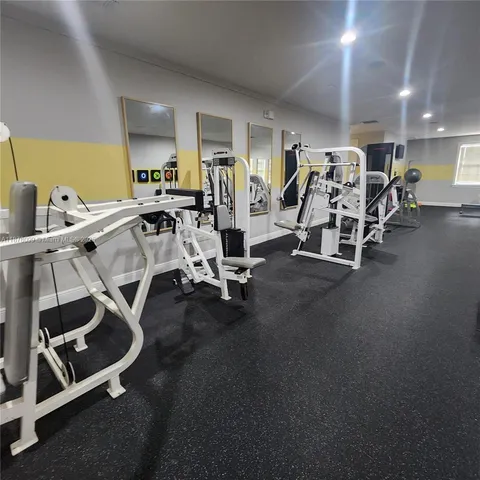 a view of a terrace with sitting area